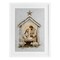 Stupell Industries Little Lambs & Nativity Framed Print Under Glass, design by Petal Prints Design